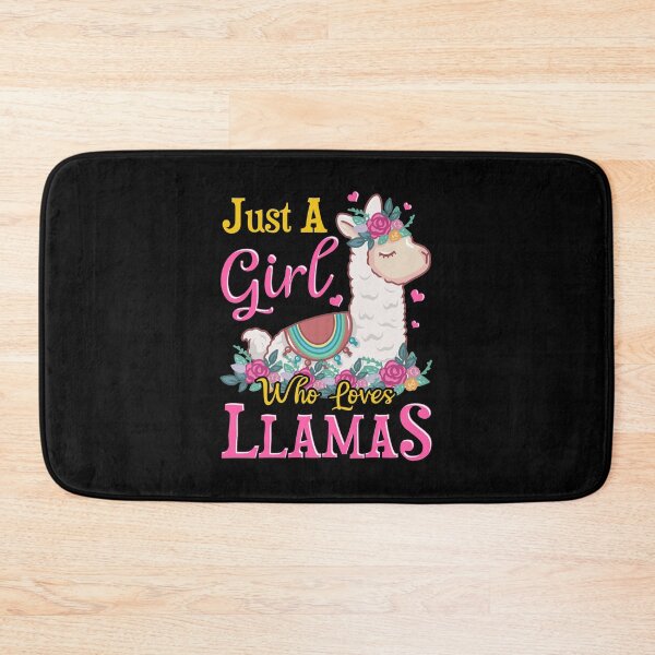 Item preview, Just A Girl Who Loves Llamas Cute Lama designed and sold by perfectpresents.