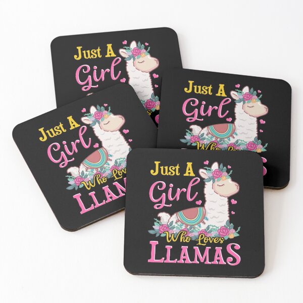 Item preview, Just A Girl Who Loves Llamas Cute Lama designed and sold by perfectpresents.