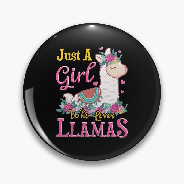 Item preview, Just A Girl Who Loves Llamas Cute Lama designed and sold by perfectpresents.