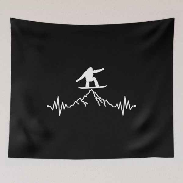 Item preview, Awesome Snowboarder Heartbeat Snowboarding designed and sold by perfectpresents.