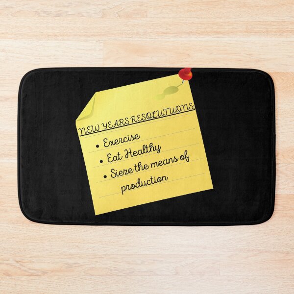 Item preview, Funny New Years Resolutions designed and sold by ChibiKolossus.
