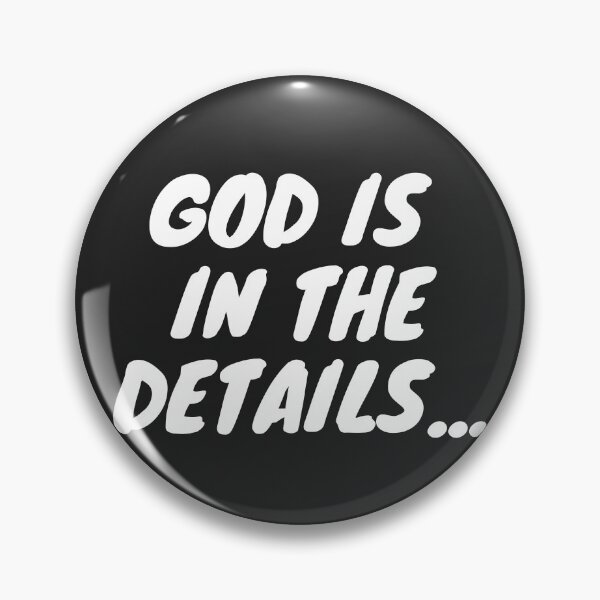 Item preview, God is in the details white designed and sold by walkagain.