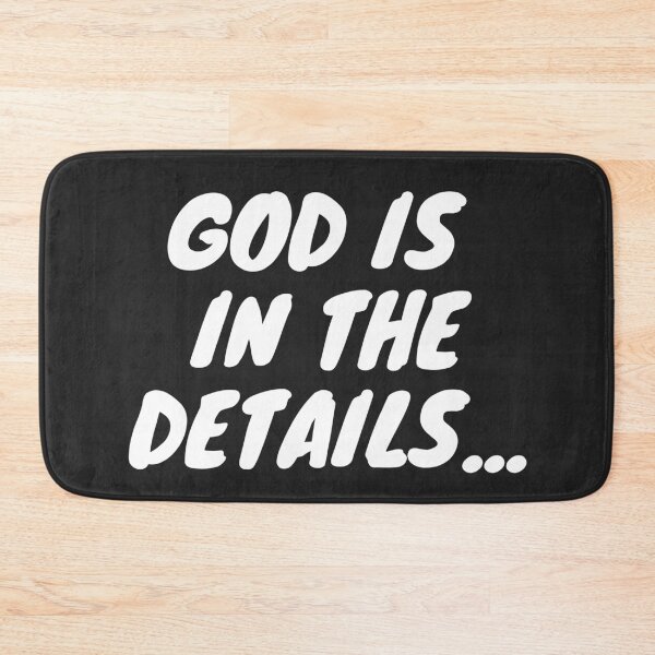 Item preview, God is in the details white designed and sold by walkagain.