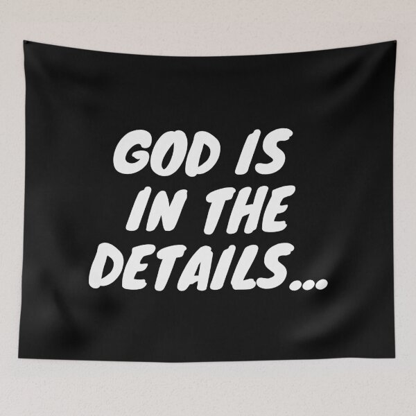 Item preview, God is in the details white designed and sold by walkagain.