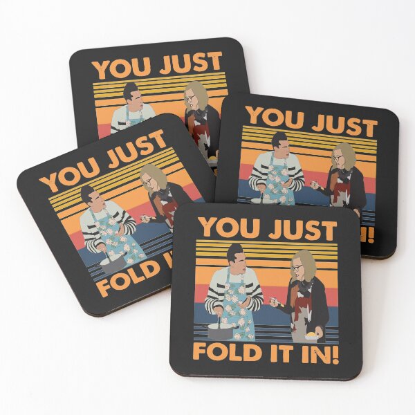 fold in the cheese Coasters (Set of 4)