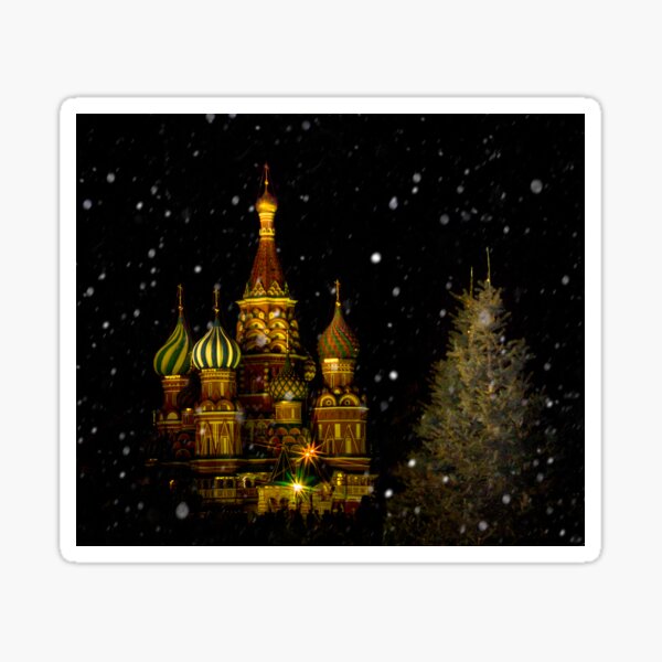 Moscow Night Sticker
