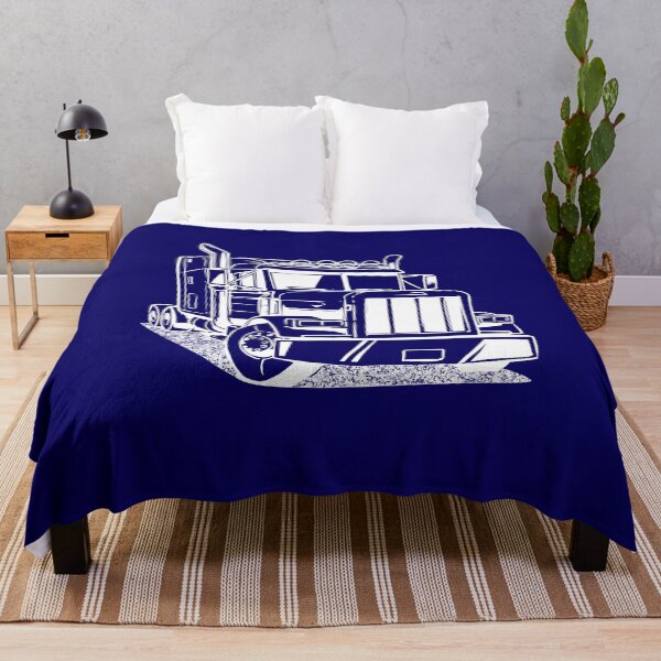 Item preview, Vintage Big Rig 18 Wheeler Semi Trailer Truck Driver Gift for Men and Women for Kids Boys and Girls - Truck Driving Design for Semi-Truck Drivers Truckers and Fans designed and sold by WG-Factory.