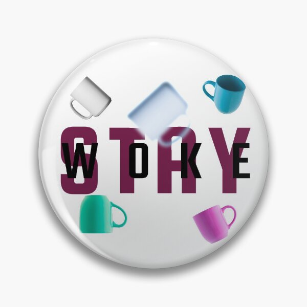 Item preview, im woke AF, woked as fuck, culture, generation, multicolored coffeemugs designed and sold by SuperiorPrints.