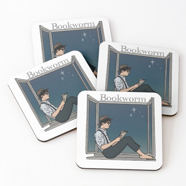 Item preview, Bookworm sitting on a window, enjoying life in another universe designed and sold by Nathsmo.