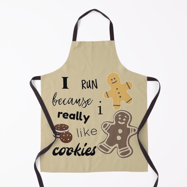 Item preview, I Run Because I Really Like Cookies designed and sold by MandalaAndMore.