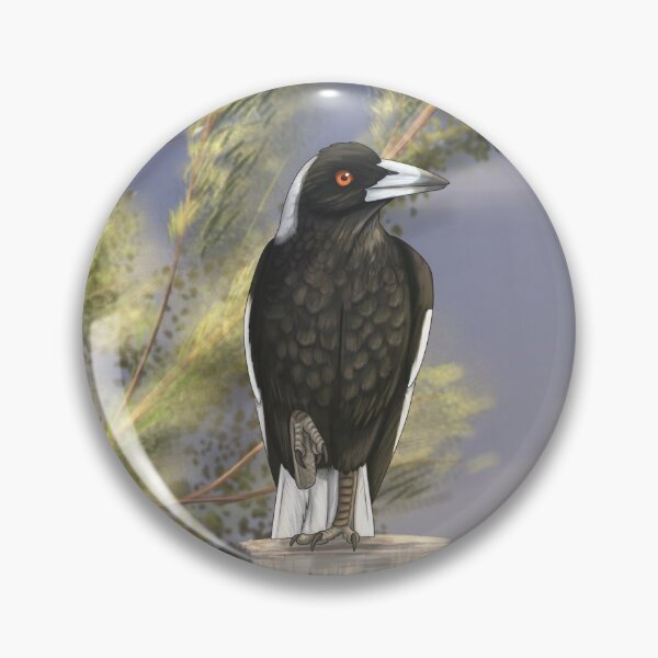 Item preview, Perched Magpie designed and sold by DragonArtist15.
