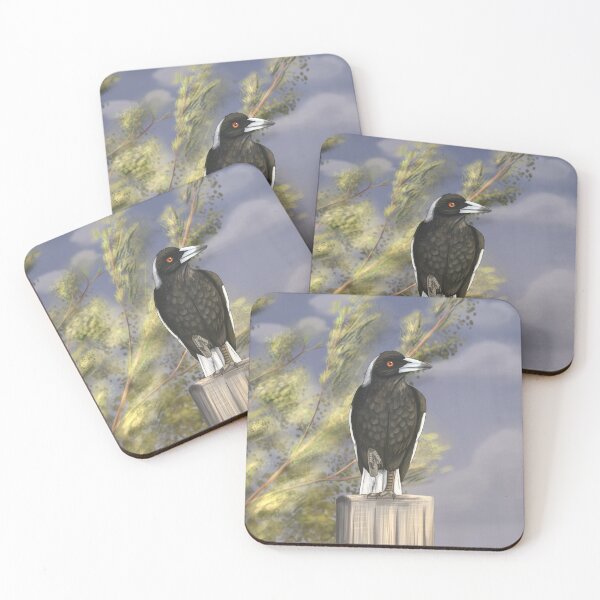 Item preview, Perched Magpie designed and sold by DragonArtist15.