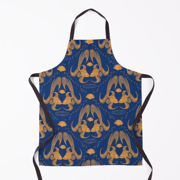 Item preview, Goldfish Damask Pattern designed and sold by Amy Hadden.