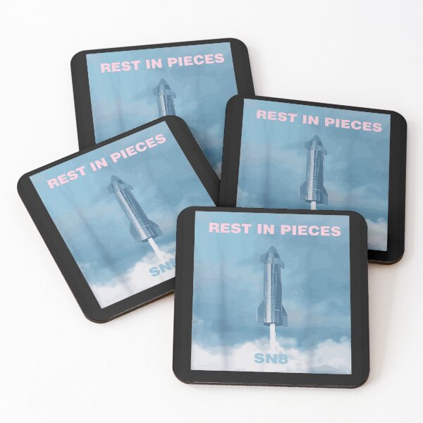 Item preview, Rest In Pieces SN8 Starship designed and sold by parrishherrera.