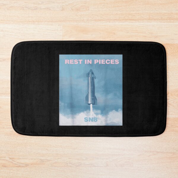 Item preview, Rest In Pieces SN8 Starship designed and sold by parrishherrera.