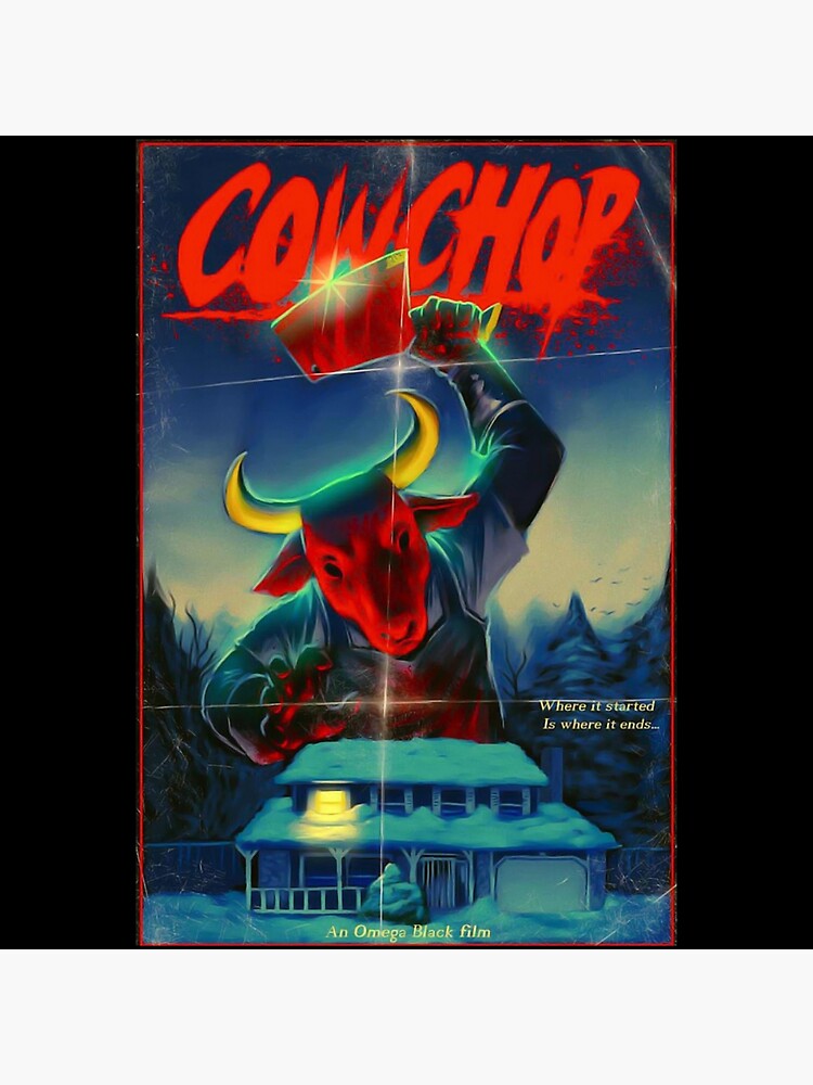 "Cow chop" Poster by Twiver Redbubble