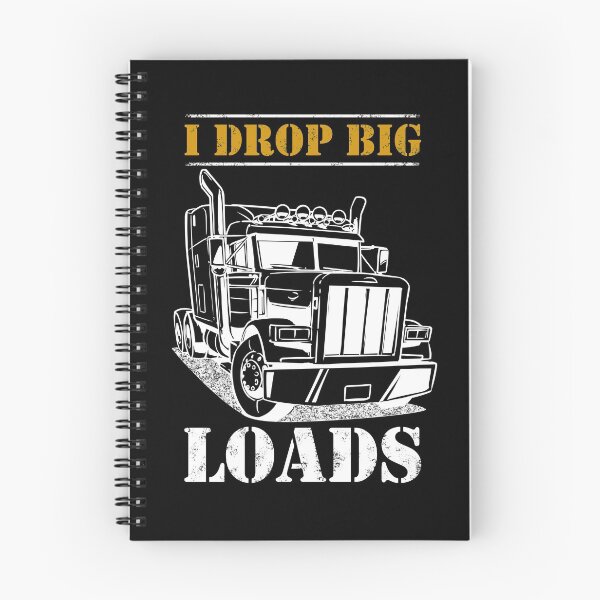 Item preview, I Drop Big Loads - Vintage Big Rig 18 Wheeler Semi Trailer Truck Driver Gift for Men and Women for Kids Boys and Girls - Diesel Truck Driving Design for Semi-Truck Drivers Truckers and Fans designed and sold by WG-Factory.