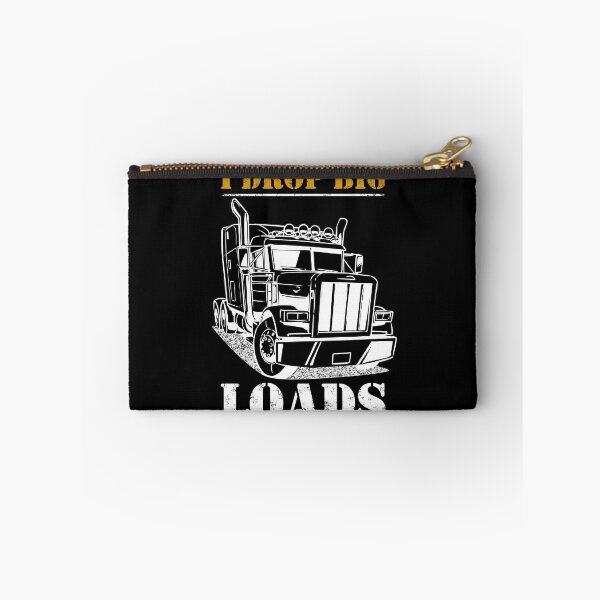 Item preview, I Drop Big Loads - Vintage Big Rig 18 Wheeler Semi Trailer Truck Driver Gift for Men and Women for Kids Boys and Girls - Diesel Truck Driving Design for Semi-Truck Drivers Truckers and Fans designed and sold by WG-Factory.