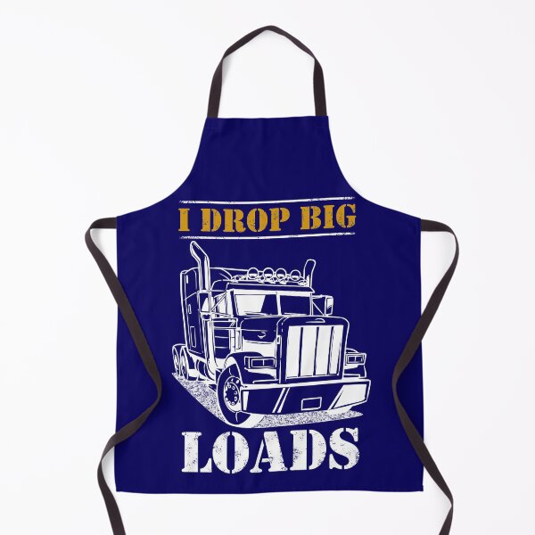 Item preview, I Drop Big Loads - Vintage Big Rig 18 Wheeler Semi Trailer Truck Driver Gift for Men and Women for Kids Boys and Girls - Diesel Truck Driving Design for Semi-Truck Drivers Truckers and Fans designed and sold by WG-Factory.