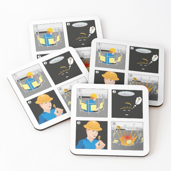 Item preview, Illustration depicting history in comic work safety, Ideal for training material, educational and institutional designed and sold by LucianoCosmo.