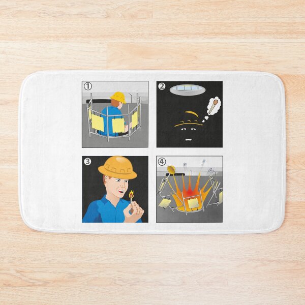 Item preview, Illustration depicting history in comic work safety, Ideal for training material, educational and institutional designed and sold by LucianoCosmo.