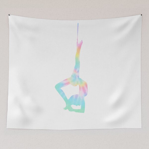 Item preview, Tie Dye Aerialist Lyra Hoop Inversion Silhouette  designed and sold by taylluna.