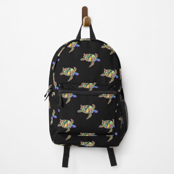 Item preview, Psychedelic Colored Abstract Turtle designed and sold by BritzShop.