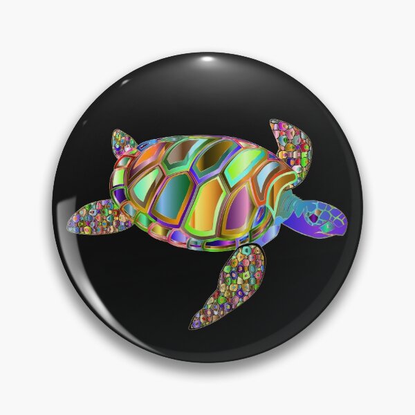 Item preview,  Psychedelic Colored Abstract Turtle designed and sold by BritzShop.