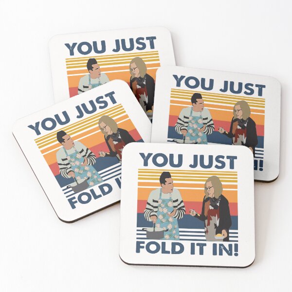 Fold in the cheese Coasters (Set of 4)