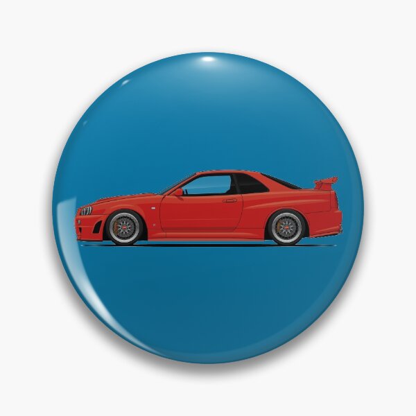 Item preview, red R34 Skyline side designed and sold by OlegNaches.