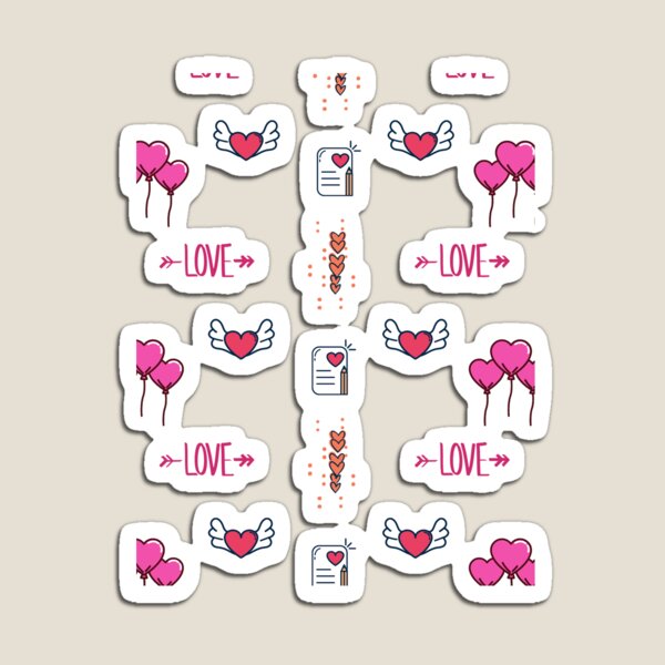 Item preview, Patrón de corazón de amor designed and sold by YALPOShop.