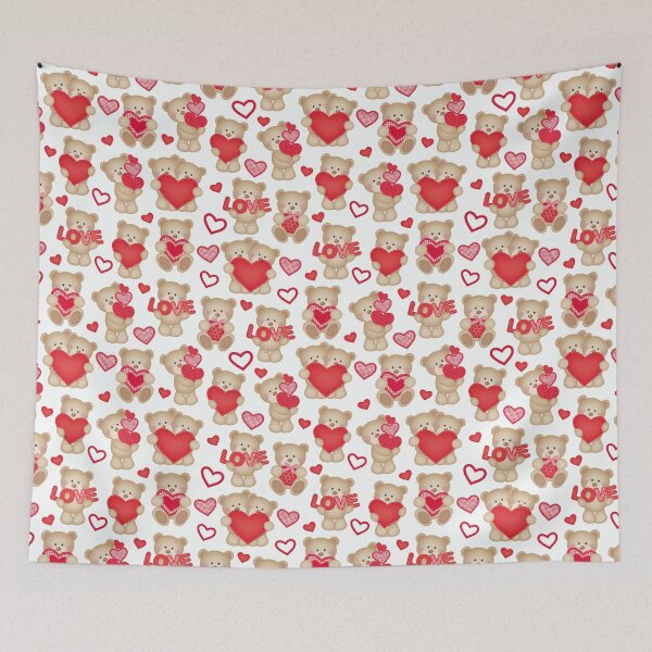 Item preview, Cute Valentine Love Bears designed and sold by WisdomInspired.