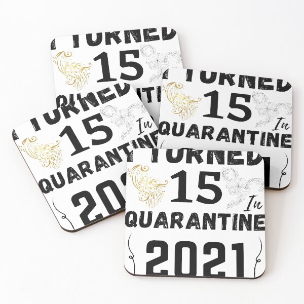 Item preview, I Turned 15 In Quarantine 2021 Birthday Gift designed and sold by 33/34 Shop.