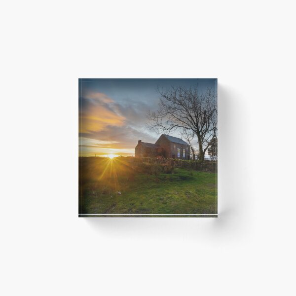 Item preview, Sunrise over the Gwrhyd chapel designed and sold by Leighton Collins.