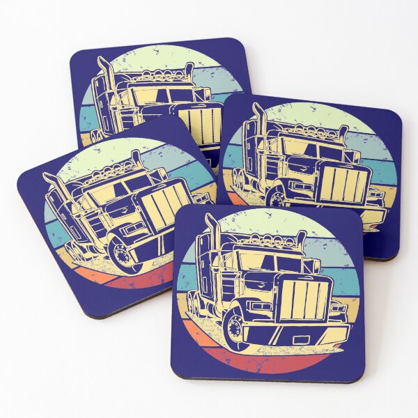 Item preview, Retro Vintage Big Rig 18 Wheeler Semi Trailer Truck Driver Gift for Men and Women for Kids Boys and Girls - Diesel Truck Driving Design for Semi-Truck Drivers Truckers and Fans designed and sold by WG-Factory.