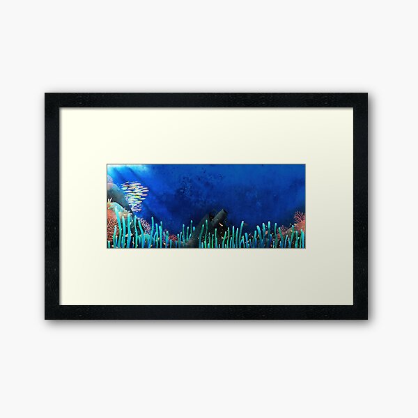 Seabed Framed Art Print