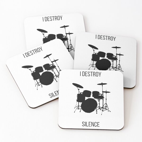 Item preview, I destroy silence drums, I destroy silence drums designed and sold by Sarabinala.