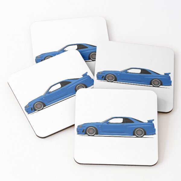 Item preview, blue R34 Skyline side designed and sold by OlegNaches.