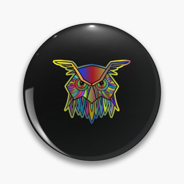 Item preview, Psychedelic Colored Abstract Owl designed and sold by BritzShop.