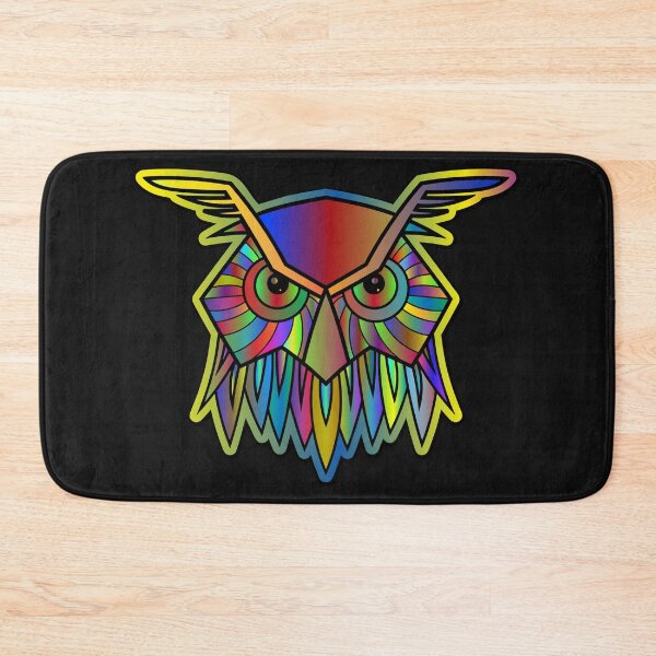 Item preview, Psychedelic Colored Abstract Owl designed and sold by BritzShop.