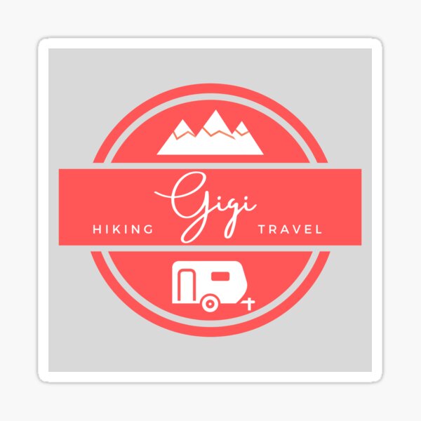 Gigi Hiking & Travel Sticker
