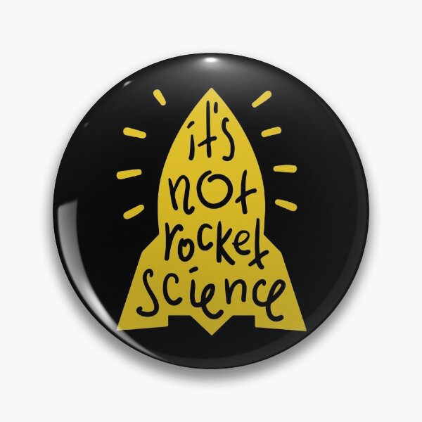 Item preview, It Is Not Rocket Science - Funny Galaxy Ironic Science Jokes designed and sold by Scratches Tees.