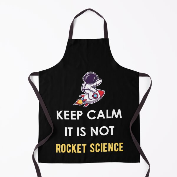 Item preview, Keep Calm It Is Not Rocket Science - Funny Sarcastic Scientist Sayings and Jokes designed and sold by Scratches Tees.