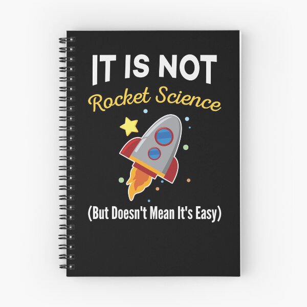 Item preview, It Is Not Rocket Science - Funny Space Sarcasm Humor for "Not Smart" People designed and sold by Scratches Tees.
