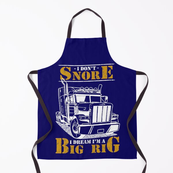 Item preview, I Don't Snore I Dream I'm Big Rig - Funny Vintage Big Rig 18 Wheeler Semi Trailer Truck Driver Gift for Men Women for Kids Boys Girls - Diesel Truck Driving Design for Semi-Truck Drivers Truckers Fans designed and sold by WG-Factory.