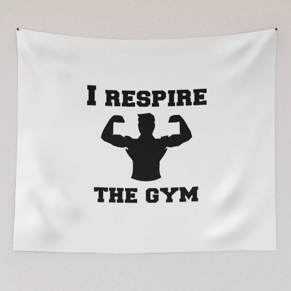 Aperçu de l'œuvre  Je Respire The Gym, Gym, Gym Workout créée et vendue par LEByasser.