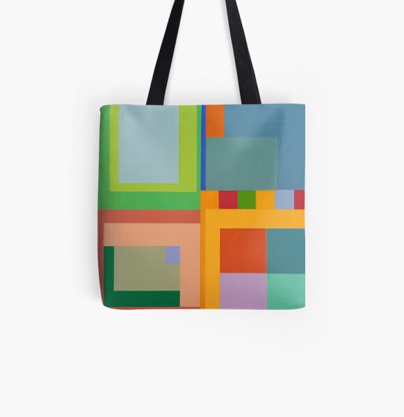 Modern Geometric Designs on everything. All Over Print Tote Bag