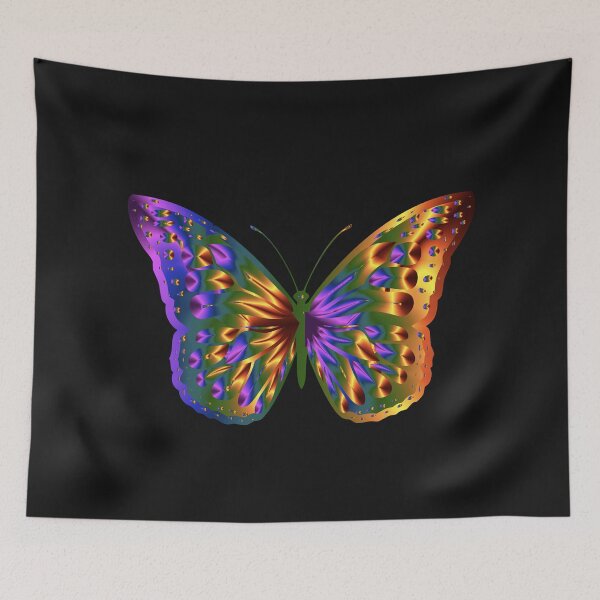 Item preview, Psychedelic Colored Abstract Butterfly  designed and sold by BritzShop.