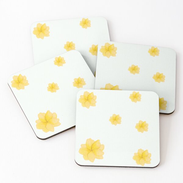Item preview, Cute Handprinted Yellow Flowers designed and sold by lodarohit.