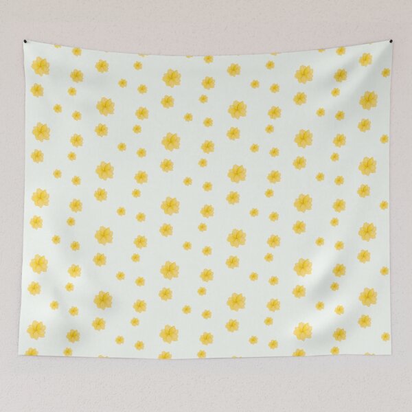Item preview, Cute Handprinted Yellow Flowers designed and sold by lodarohit.